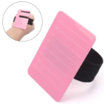 Rožinė akrilo paletė su skaičių žymėjimu